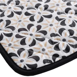 douceur d'intu017drieur Manique en coton (19 x 19 cm) Solaris e Noir Best