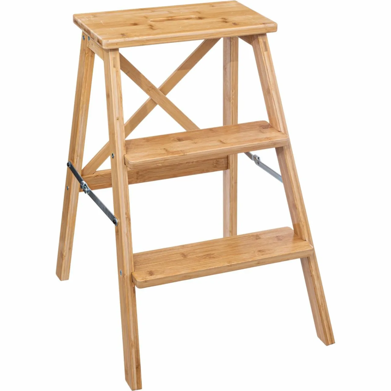 ATMOSPHERA Marche pied Bambou (H63 cm) 3 marches Naturel Outlet
