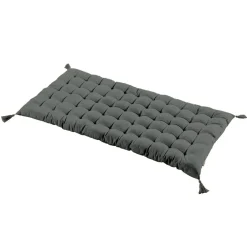 EMINZA Matelas de sol coton (120 x 60 cm) Pixel Gris Anthracite Best