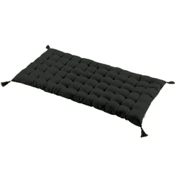 EMINZA Matelas de sol coton (120 x 60 cm) Pixel Noir