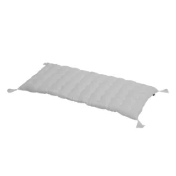 EMINZA Matelas de sol gaze de coton (60 x 120 cm) Gaïa Gris nuage Gris clair Outlet