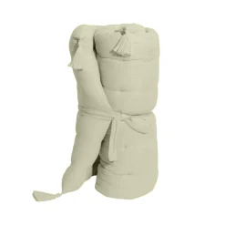 EMINZA Matelas de sol gaze de coton (60 x 120 cm) Gaïa Vert tilleul