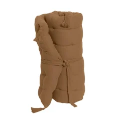 EMINZA Matelas de sol gaze de coton (60 x 120 cm) Gaïa Camel Clearance
