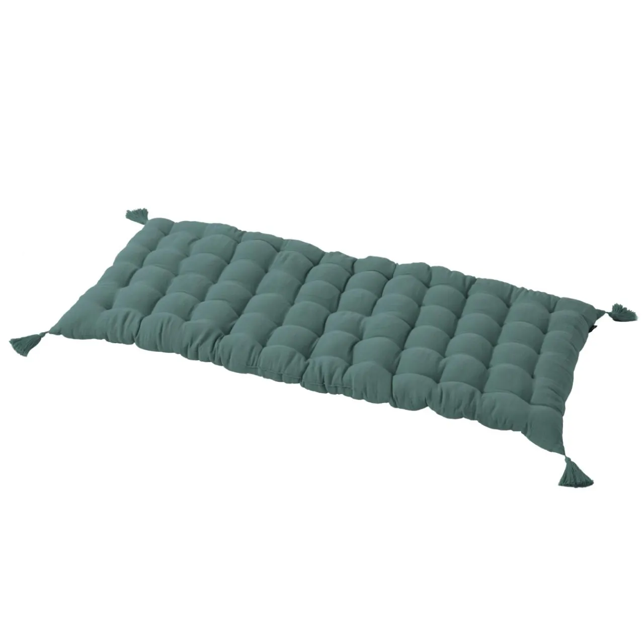 EMINZA Matelas de sol gaze de coton (60 x 120 cm) Gaïa Bleu canard Hot
