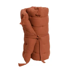 EMINZA Matelas de sol gaze de coton (60 x 120 cm) Gaïa Terracotta Clearance