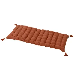 EMINZA Matelas de sol gaze de coton (60 x 120 cm) Gaïa Terracotta Clearance