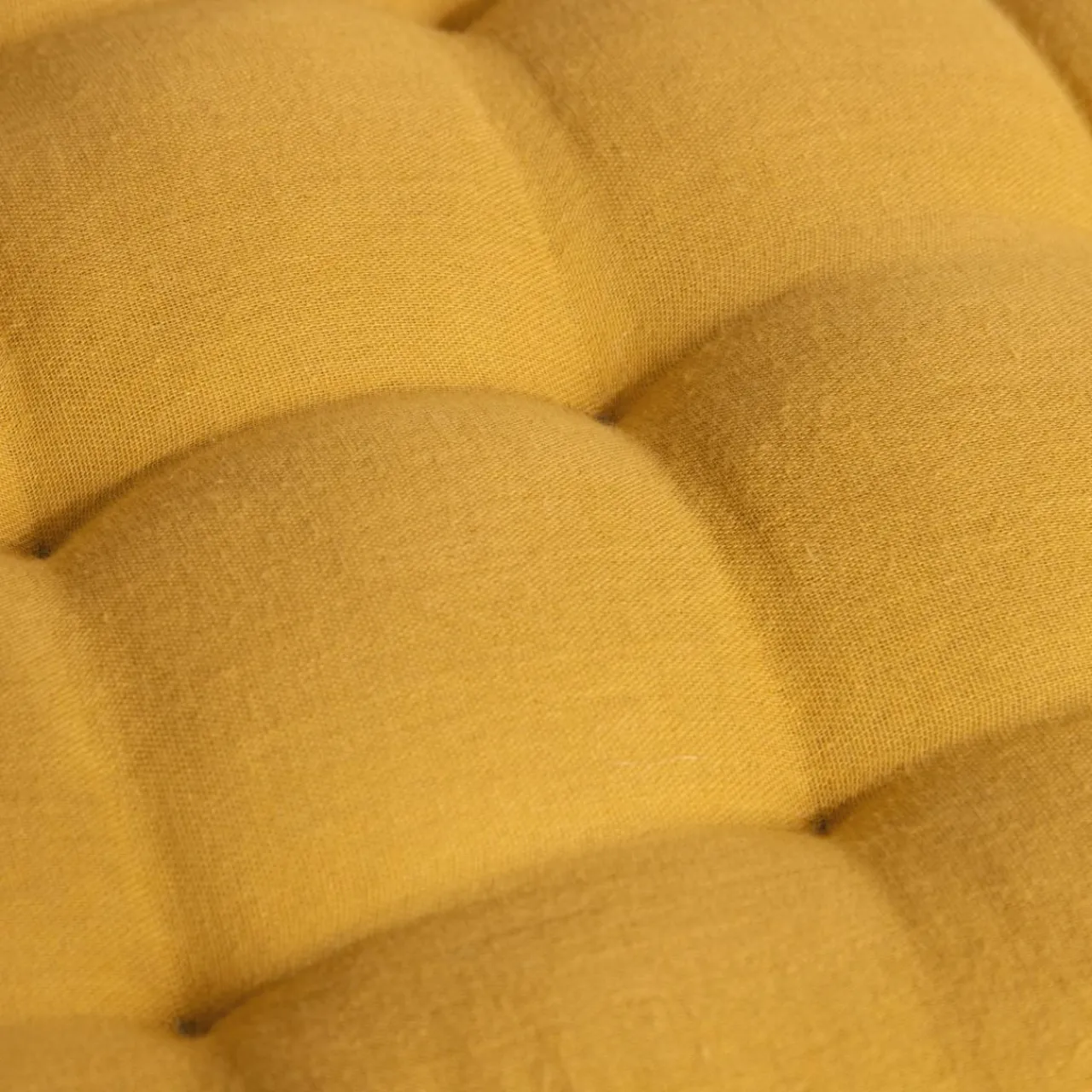 EMINZA Matelas de sol gaze de coton (60 x 120 cm) Gaïa Jaune safran