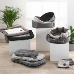 LOVE STORY Matelas pour chat et chien Patchy L70 cm /Noir Gris New