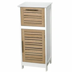 TENDANCE Meuble bas de salle de bain (37 x H83 cm) Stockholm Bois Discount