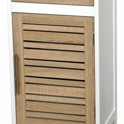 TENDANCE Meuble bas de salle de bain (37 x H83 cm) Stockholm Bois Discount