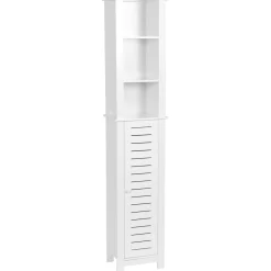 TENDANCE Meuble colonne salle de bain (35 x H173 cm) Santorin Blanc Best