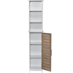 TENDANCE Meuble colonne salle de bain (35 x H173 cm) Stockholm Bois Best