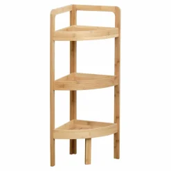 TENDANCE Meuble d'angle 3 étagères (H85 cm) Anako Naturel Sale
