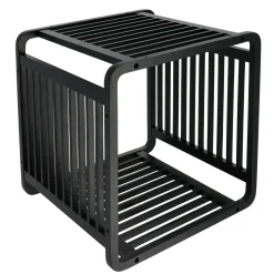 TENDANCE Meuble de rangement empilable (33 x H33 cm) Smart Kube Noir Sale