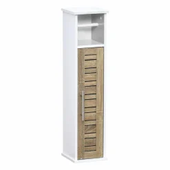 TENDANCE Meuble dérouleur papier toilette avec réserve (H75 cm) Stockholm Blanc Discount