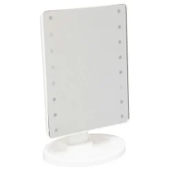 5 Five Simply Smart Miroir de salle de bain sur pied lumineux LED (H26 cm) Star Blanc Outlet