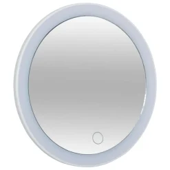 5 Five Simply Smart Miroir grossissant à poser LED (D18,3 cm) Nota Blanc Best