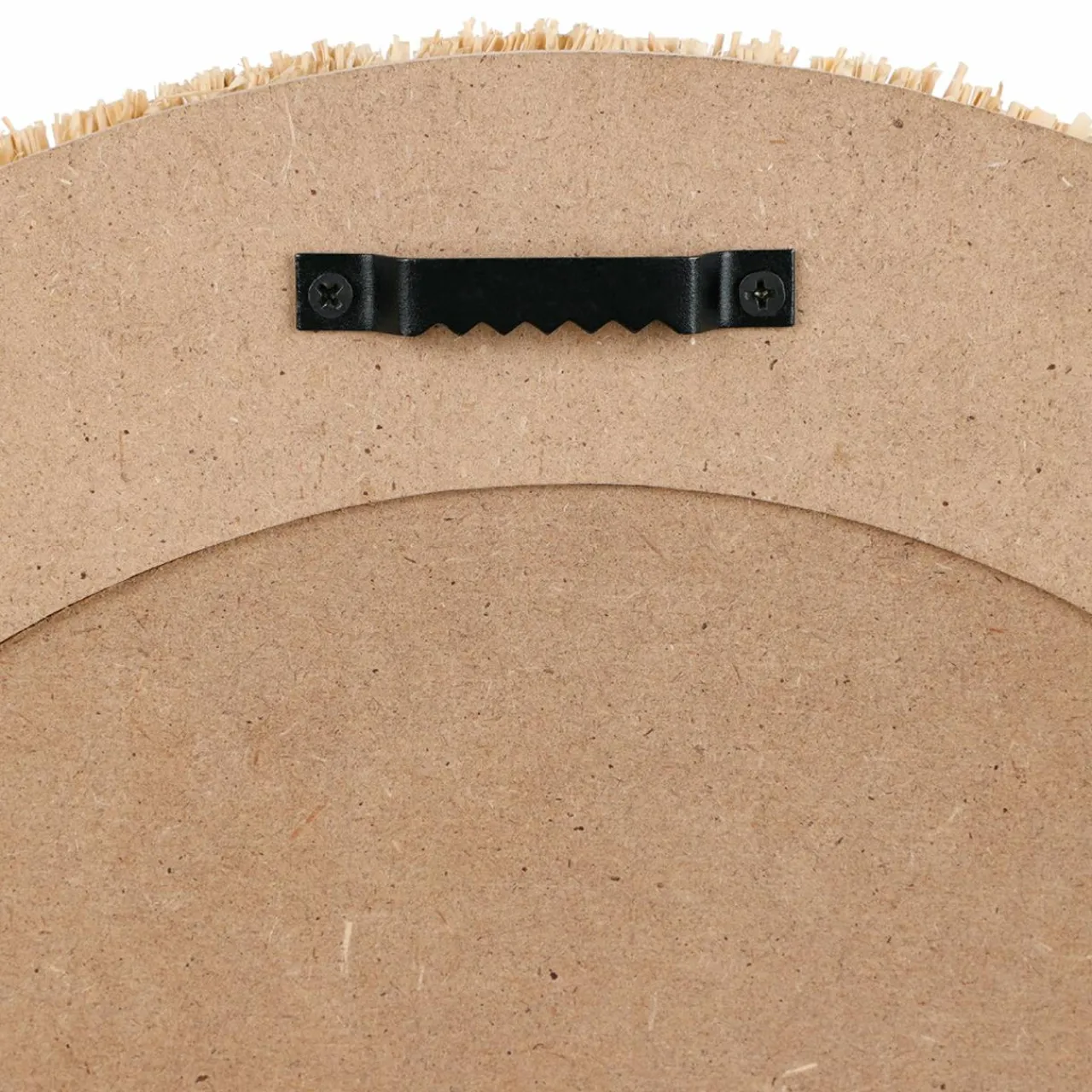 OSTARIA Miroir mural en fibres les (H50 cm) Ovale Bohème Beige Naturel Hot