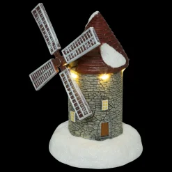 FEERIC LIGHTS Moulin à vent lumineux à piles (H16 cm) Ailes en mouvement Hot