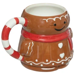 FEERIC LIGHTS Mug de Noël Bonhomme Pain d'épices Marron Online