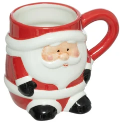 FEERIC LIGHTS Mug de Noël Petit Papa Noël Rouge Discount