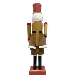 EMINZA Musicien Casse-noisette (H154 cm) musical et animé Cookie Marron