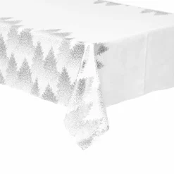 Feeric Lights & Christmas Nappe de Noël rectangulaire (140 x 240 cm) Sapin Argent