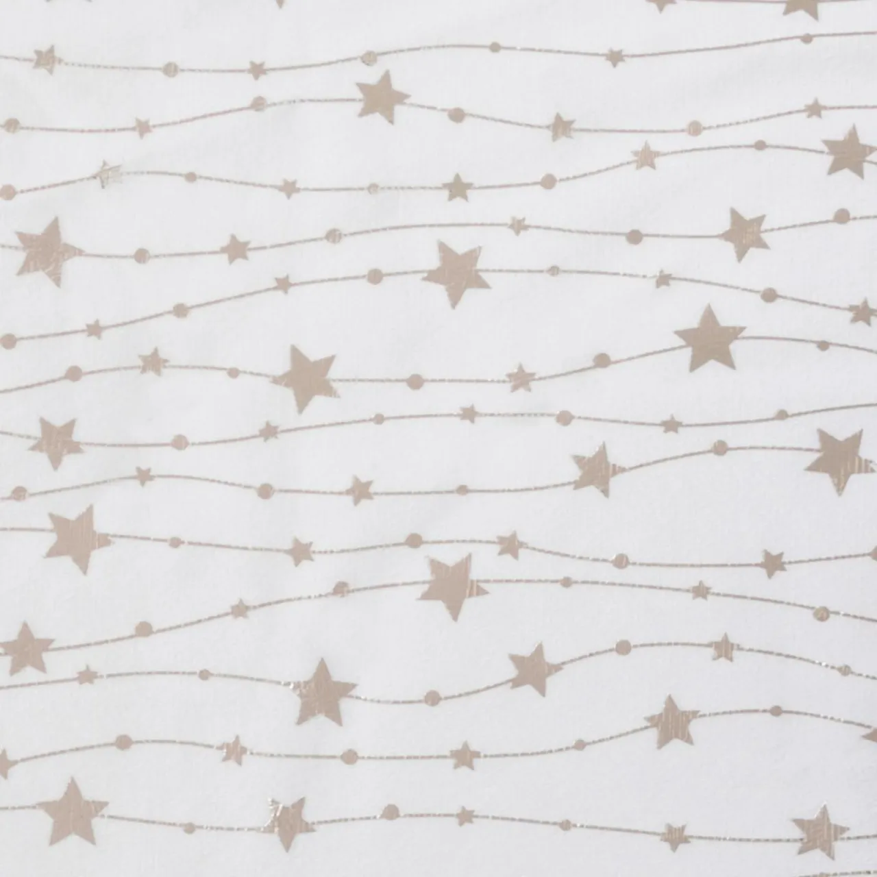 JJA Nappe de Noël rectangulaire (140 x 240 cm) Pluie d'étoiles he Blanc Online
