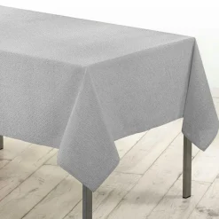 Douceur d interieur Nappe de Noël rectangulaire (140 x 240 cm) Strass Argent New