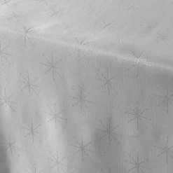 DOUCEUR D'INTERIEUR Nappe de Noël rectangulaire (140 x 240 cm) Etoiles Gris Sale