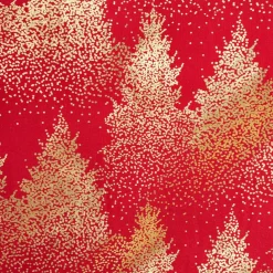 Feeric Lights & Christmas Nappe de Noël rectangulaire (140 x 240 cm) Sapin Rouge New