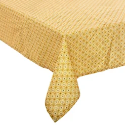 ATMOSPHERA Nappe rectangulaire anti tache (140 x 240 cm) Paty Jaune ocre