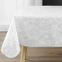 DOUCEUR D'INTERIEUR Nappe rectangulaire anti tache (150 x 240 cm) Lonigold he Blanc New