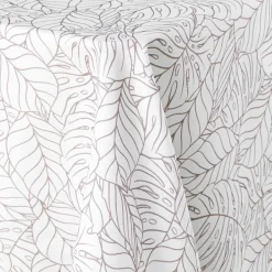 DOUCEUR D'INTERIEUR Nappe rectangulaire anti-taches (150 x 240 cm) Solea he Blanc Sale