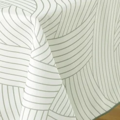DOUCEUR D'INTERIEUR Nappe rectangulaire anti tache (150 x 200 cm) Linea he Blanc Sale
