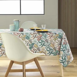 douceur d'intu017drieur Nappe rectangulaire anti tache (145 x 240 cm) Stylis Jaune New