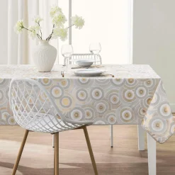 douceur d'intu017drieur Nappe rectangulaire antitache (145 x 240 cm) Eclipse he Blanc New