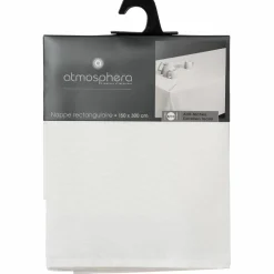 ATMOSPHERA Nappe rectangulaire anti tache (150 x 300 cm) Lina Ivoire Outlet