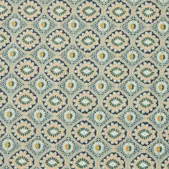 EMINZA Nappe rectangulaire coton enduit (150 x 350 cm) Palerme e Vert Hot