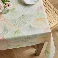 EMINZA Nappe rectangulaire coton enduit (150 x 350 cm) Boston Multicolore Discount