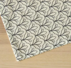 EMINZA Nappe rectangulaire coton enduit (150 x 350 cm) Clara e Gris Sale