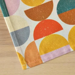 EMINZA Nappe rectangulaire coton enduit (150 x 250 cm) Brooklyn Multicolore Discount
