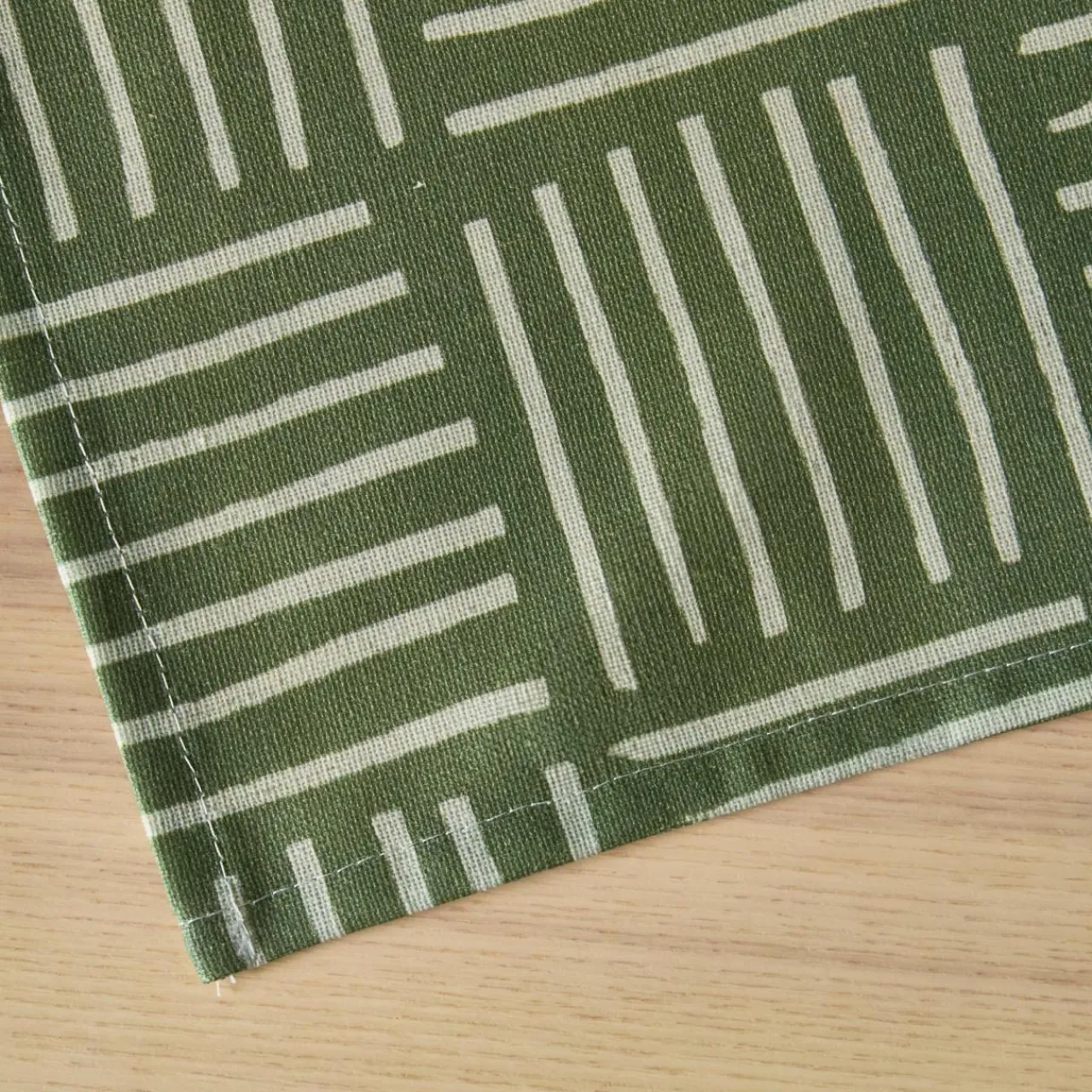 EMINZA Nappe rectangulaire coton enduit (150 x 250 cm) Paolo e Vert Online