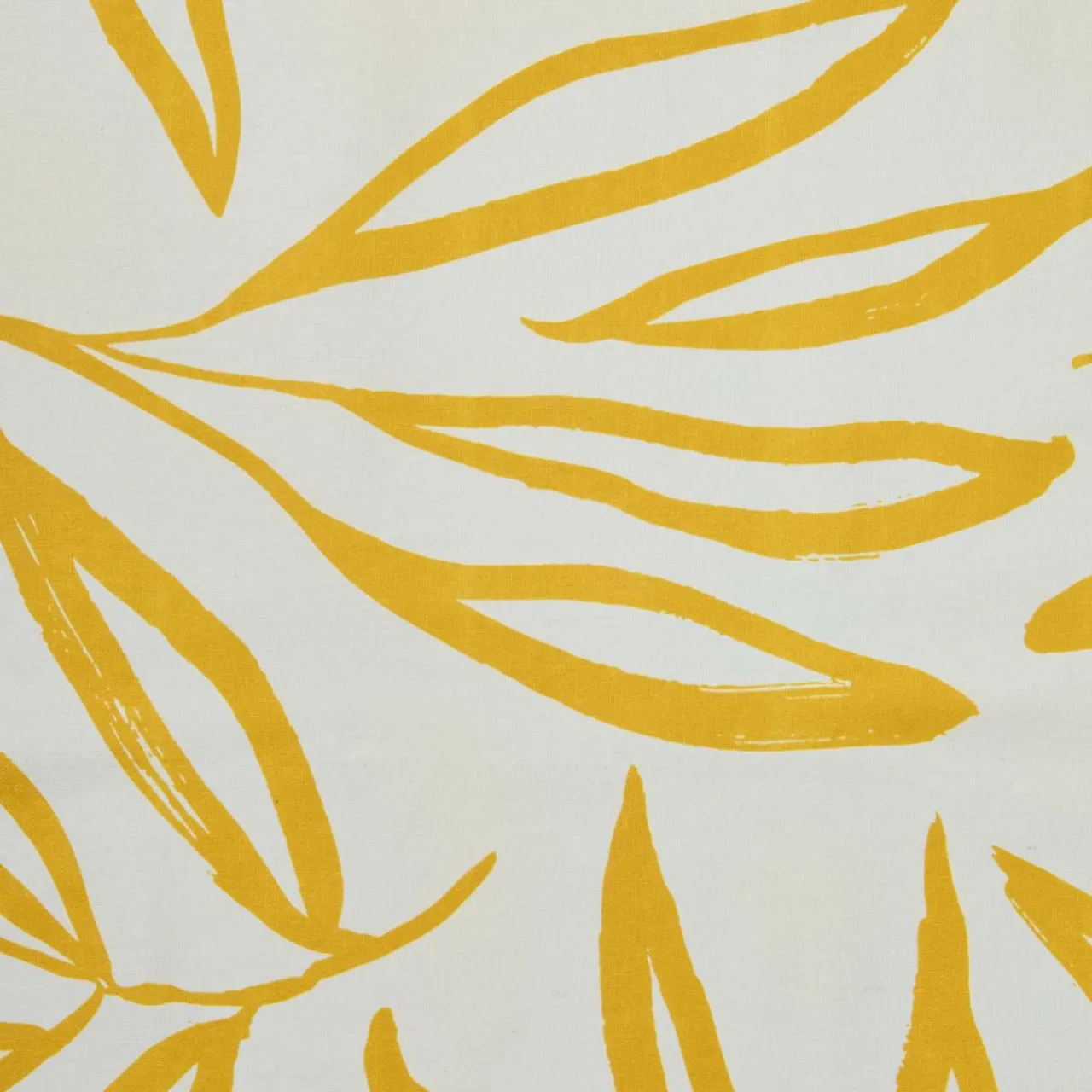 EMINZA Nappe rectangulaire coton enduit (150 x 250 cm) Galice Jaune moutarde Discount