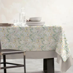EMINZA Nappe rectangulaire coton enduit (150 x 250 cm) Ornella Multicolore Best