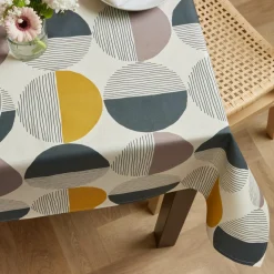 EMINZA Nappe rectangulaire coton enduit (150 x 250 cm) Harlem Multicolore Outlet