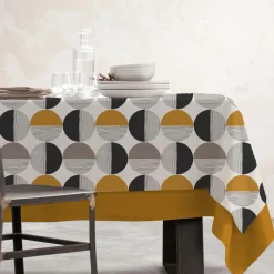 EMINZA Nappe rectangulaire coton enduit (150 x 250 cm) Harlem Multicolore Outlet