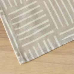 EMINZA Nappe rectangulaire coton enduit (150 x 250 cm) Paolo Beige Online