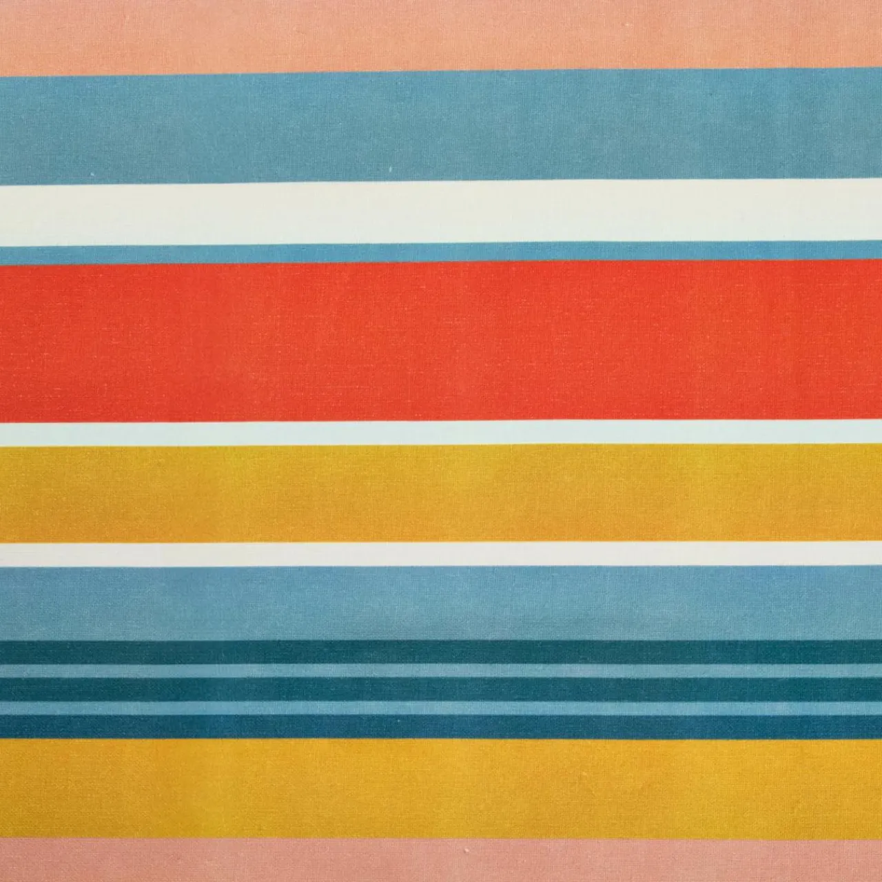 EMINZA Nappe rectangulaire coton enduit (150 x 350 cm) Mandarine Multicolore Best