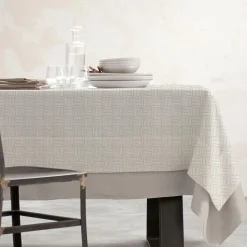 EMINZA Nappe rectangulaire coton enduit (150 x 350 cm) Paolo Beige Online
